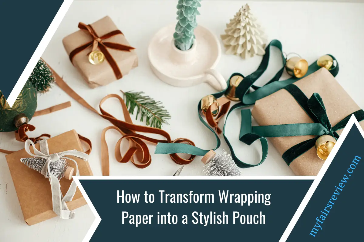 How to Transform Wrapping Paper into a Stylish Pouch