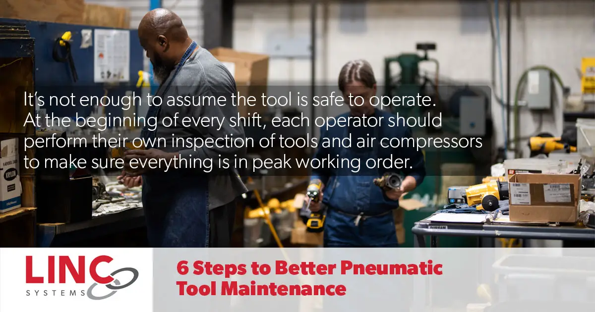 What is the Recommended Maintenance Schedule for Pneumatic Tools?